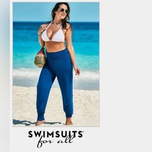 Swimsuits For All Blue Coverup with Classic Swim Appeal